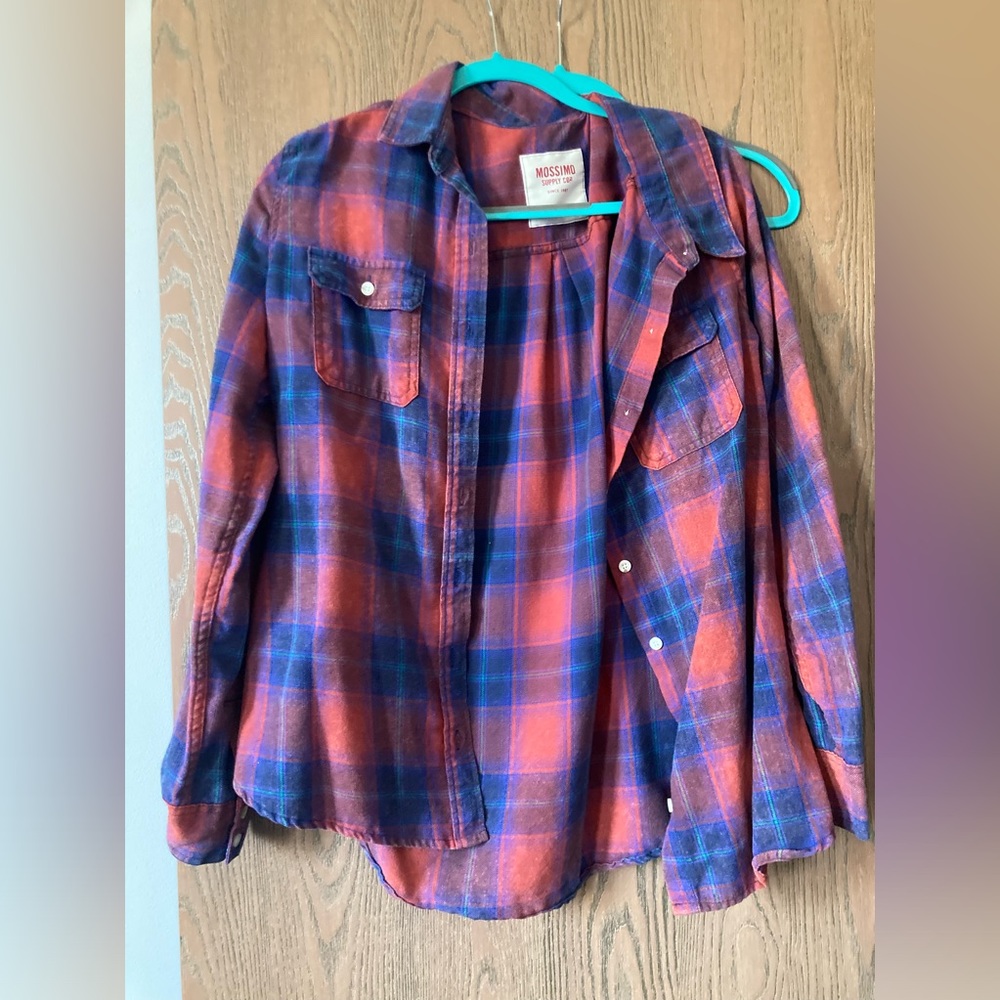 Blue and Red Flannel XXL